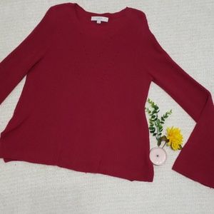 Loft red sweater